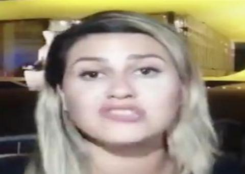 Investigada, Sara Winter ataca Moraes em frente ao STF: 'enfia no meio do seu c*, seu m***'