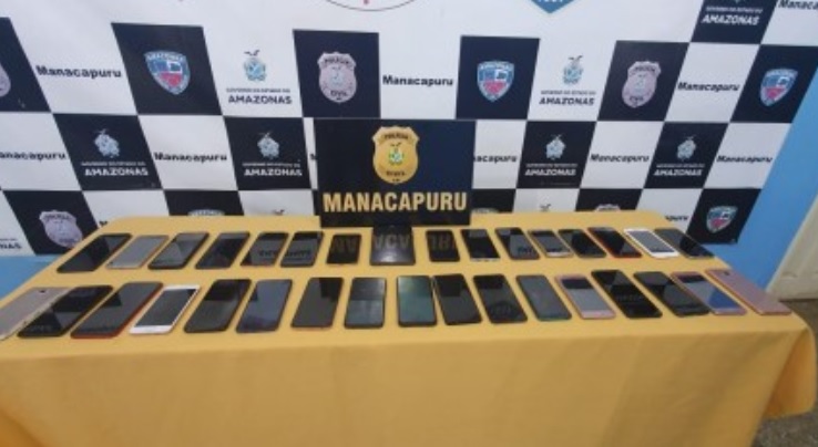 Mais de 30 celulares roubados são recuperados pela polícia no Amazonas 