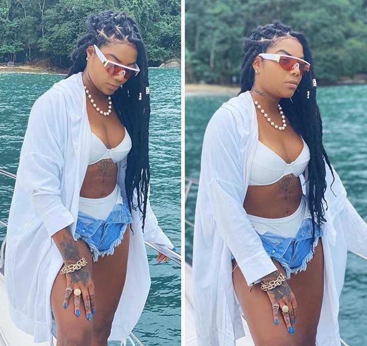 Após boato de traição, Ludmilla ostenta em Angra dos Reis com esposa e amigos 