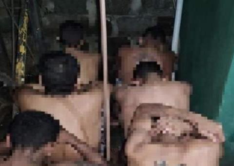 Detentos tentam fugir por buraco em parede de cela, mas são flagrados no Amazonas