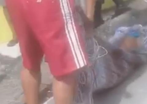 Assassinado em casa, homem é encontrado dentro de rede ensaguentada em Manaus