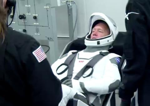 SpaceX e Nasa fazem lançamento de foguete com astronautas neste sábado; Assista