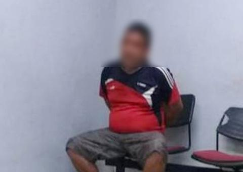 Homem é preso ao tentar roubar mulher em rua de Manaus