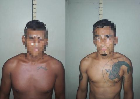 Trio é preso com drogas após tentar furar pneus de viatura no Amazonas 