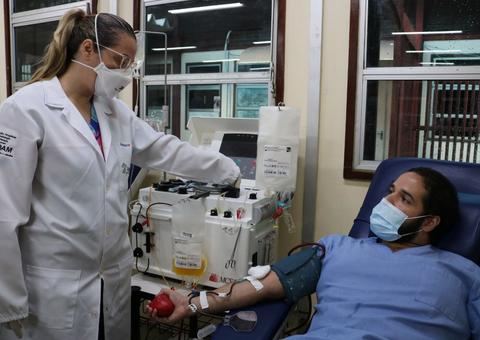 Hemoam convoca doadores recuperados da Covid-19 para coleta de plasma convalescente