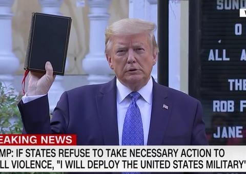 Trump ameaça usar Forças Armadas para conter violência em protestos 