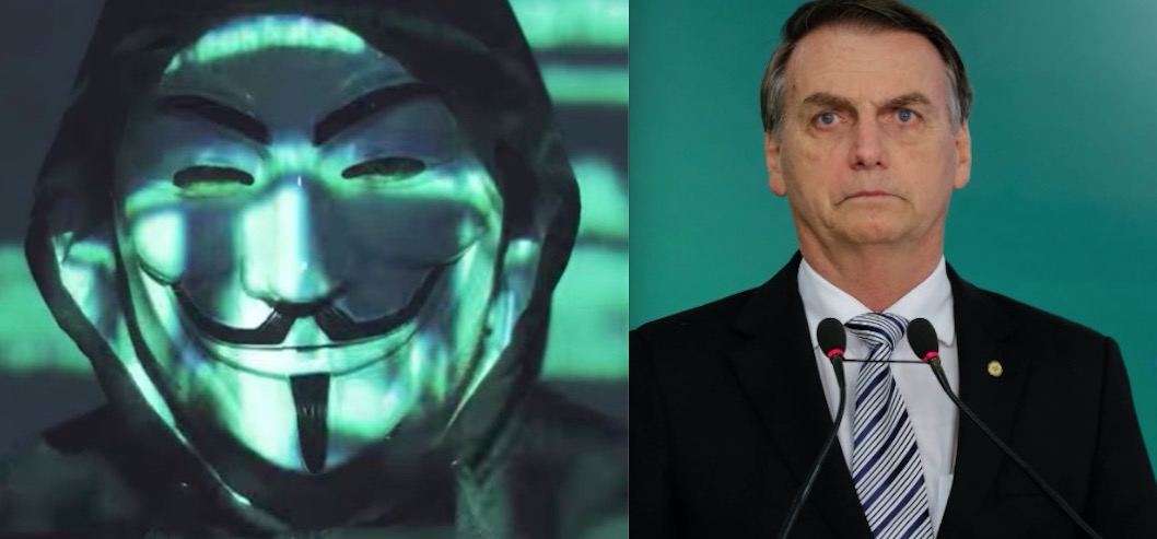 Anonymous divulga dados pessoais de Bolsonaro, filhos e aliados