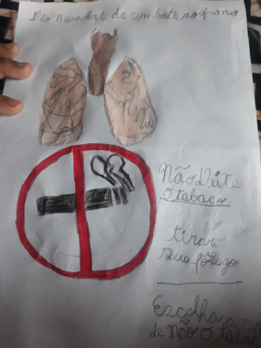 Rede municipal de ensino participa do Dia sem Tabaco em Manaus