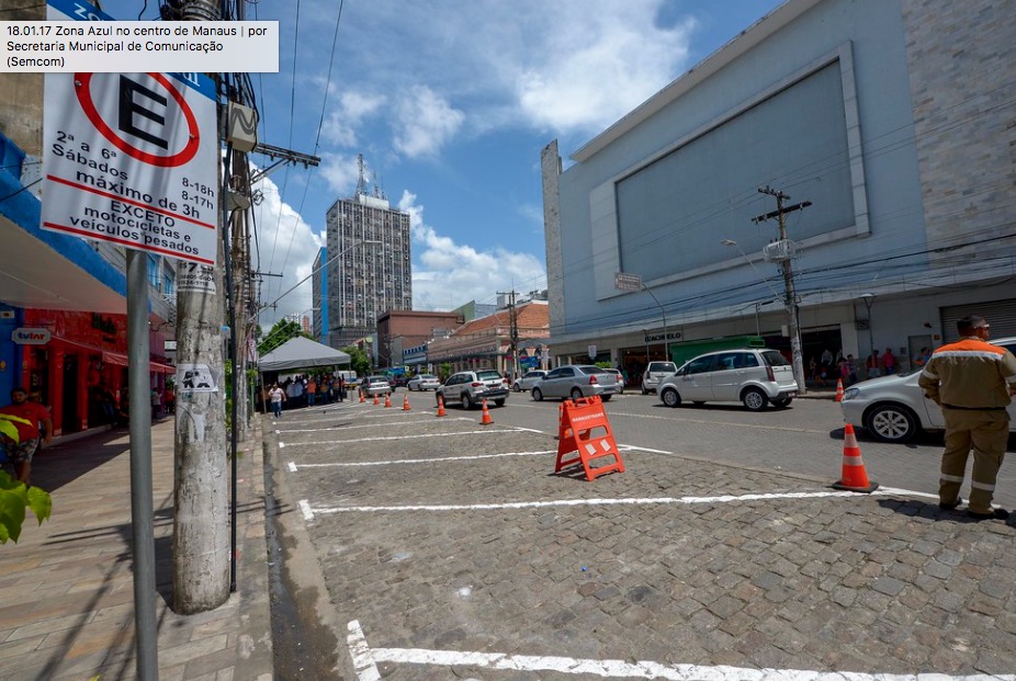 Prefeito prorroga por dois meses suspensão de cobrança de taxa do Zona Azul em Manaus