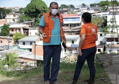 Em Manaus, área atingida por desabamento continua a ser monitorada