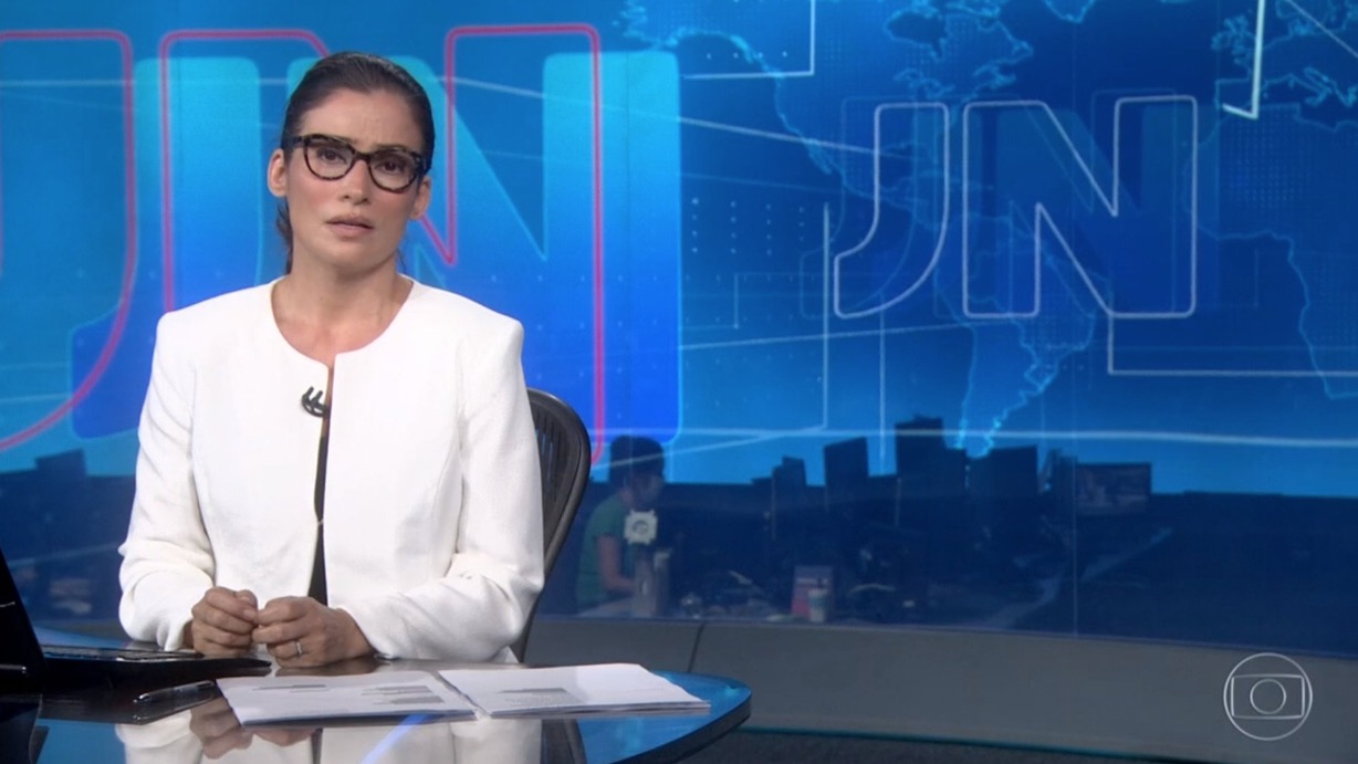 Renata Vasconcellos 'some' do Jornal Nacional e preocupa internautas 
