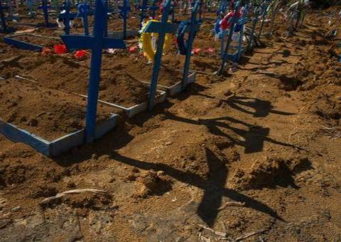 Saiba quantas mortes por Covid-19 foram registradas nos cemitérios de Manaus na quarta-feira