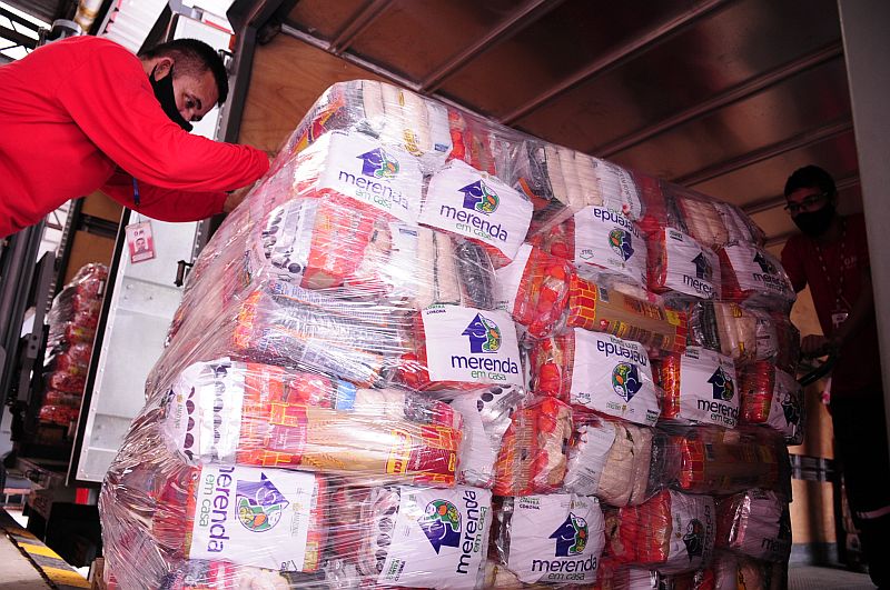 Kits do 'Merenda em Casa' chegam a sete municípios do Baixo Amazonas