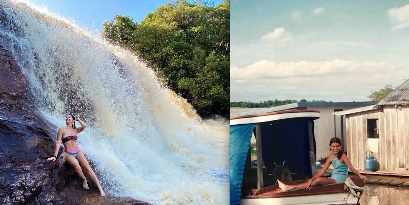 Vivian Amorim relembra fotos no interior do Amazonas e exalta Amazônia: 'precisamos valorizar nossas origens'