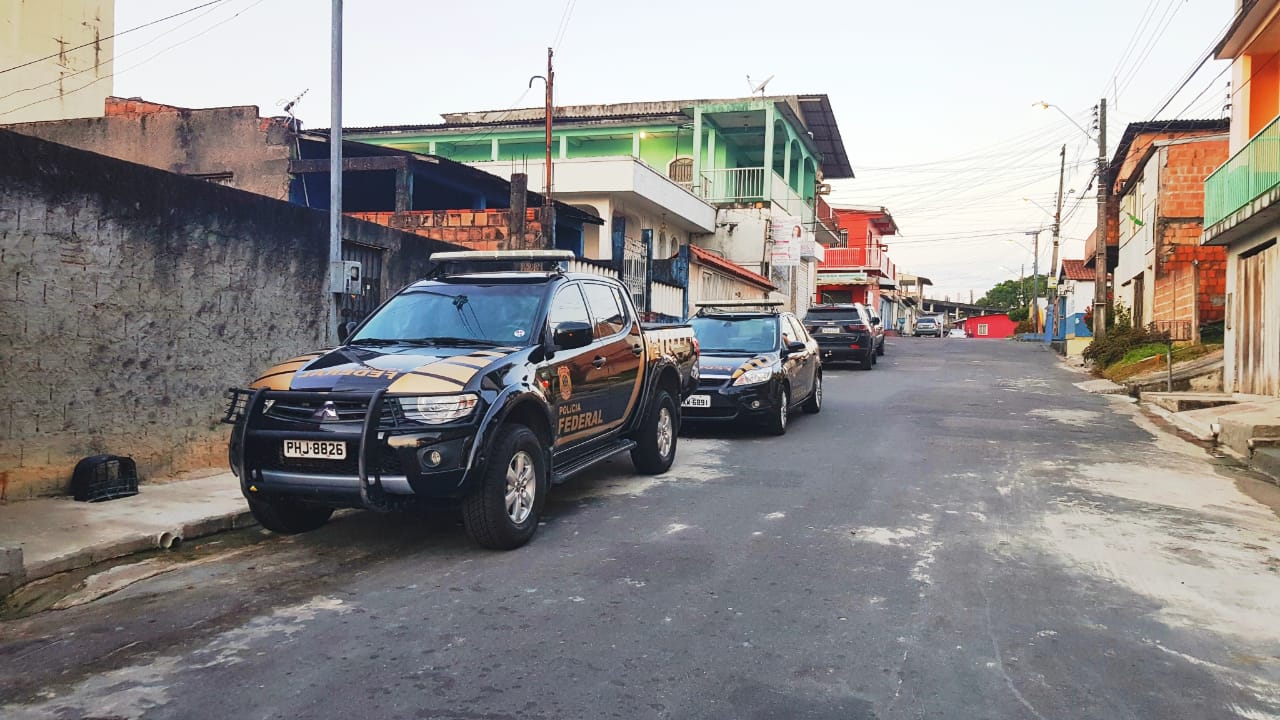 Polícia Federal nas ruas de Manaus