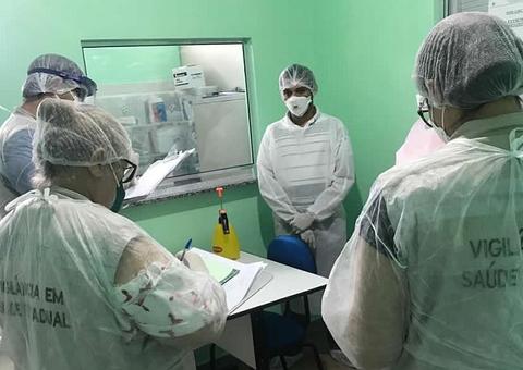 Hospital de campanha de Presidente Figueiredo recebe visita da FVS-AM