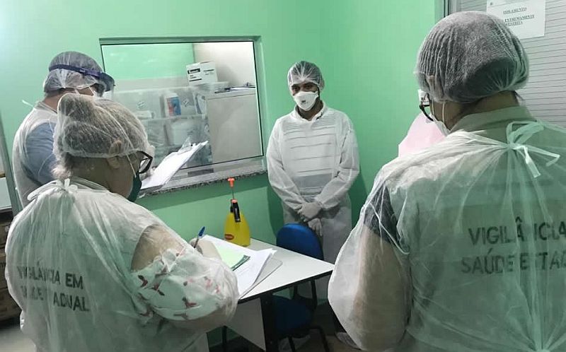 Hospital de campanha de Presidente Figueiredo recebe visita da FVS-AM