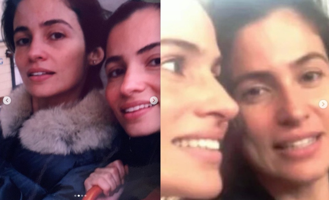 Após tensão no dia do aniversário, Renata Vasconcellos posta fotos com a irmã gêmea