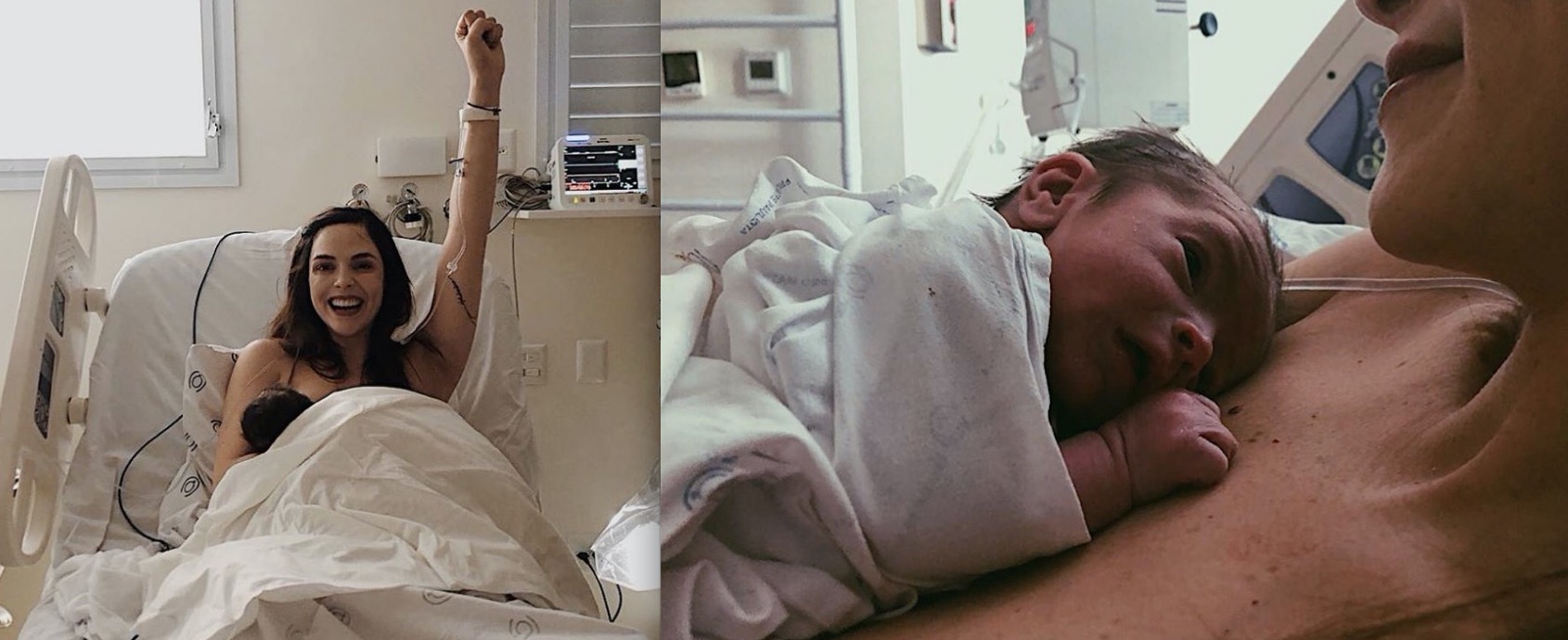 Titi Müller dá a luz primeiro filho, Benjamin 