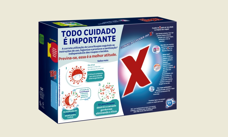 Lote de sabão em pó é suspenso após anúncio sobre coronavírus 