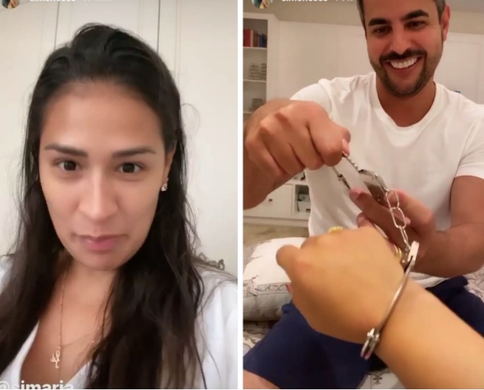 Simone ganha kit erótico de Luísa Sonza e marido se empolga
