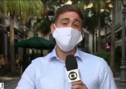 Repórter da Globo se declara ao vivo para marido durante telejornal