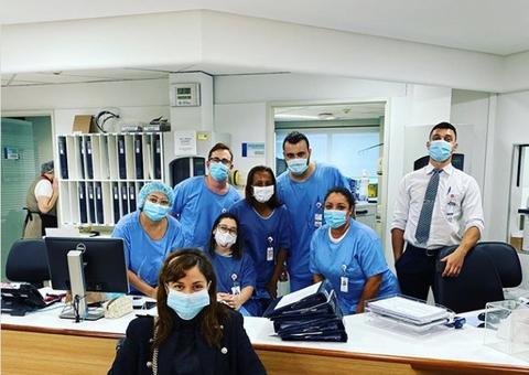 Com Covid-19, Maria Melilo recebe alta do hospital 
