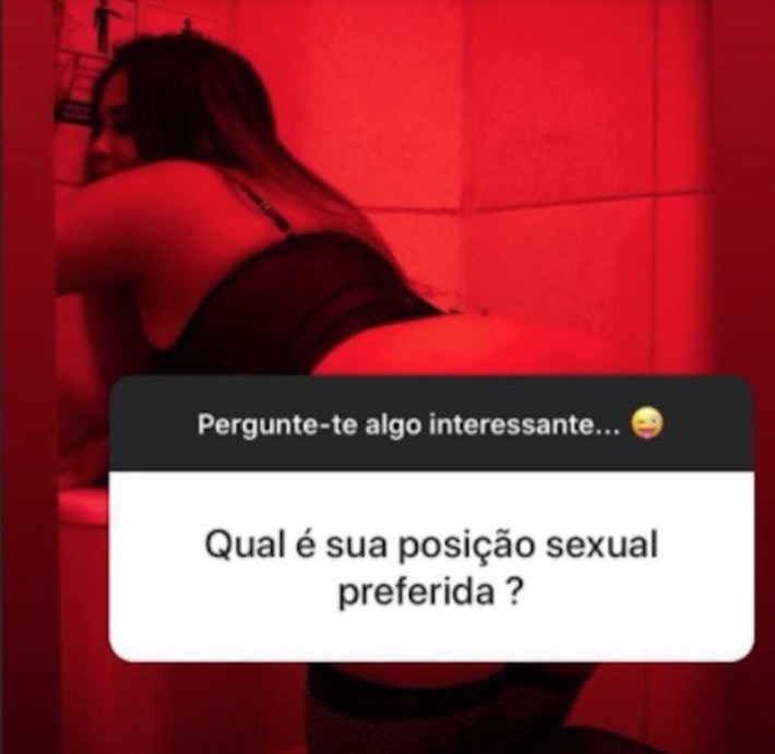 Geisy Arruda mostra sua posição sexual preferida 