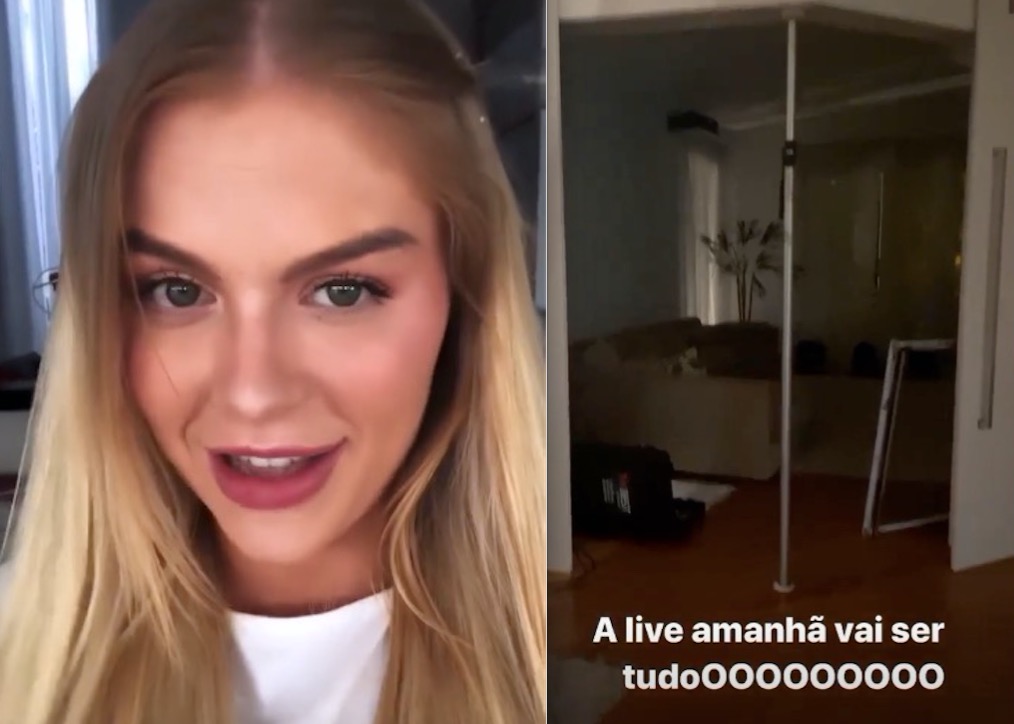 Com pole dance, Luísa Sonza promete causar em live: 'não estão preparados'