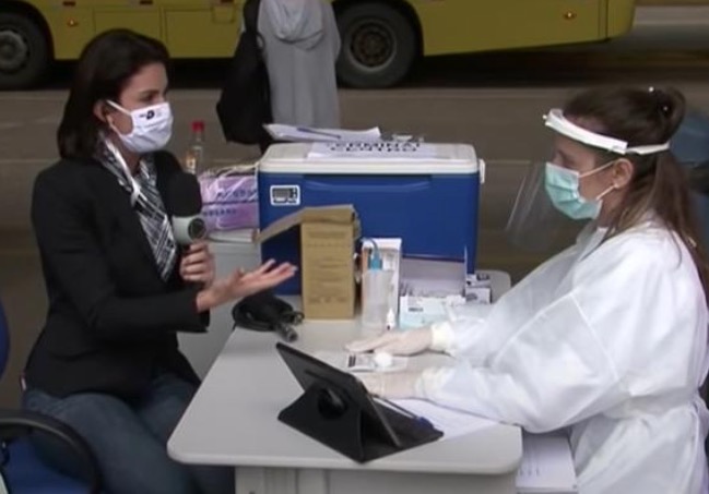 Repórter da Record faz teste ao vivo e descobre que está com coronavírus  