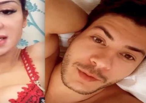 Dormindo com o ex, Mayra Cardi revela que coloca lingerie sexy e provoca Arthur Aguiar: 'viro pra lá'
