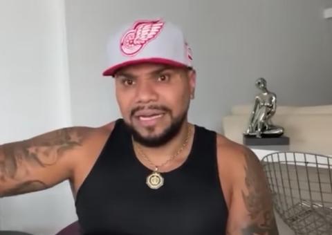 Naldo vira piada ao contar história sobre amizade com Chris Brown