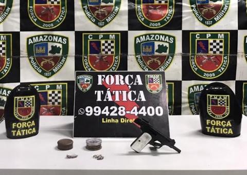 Em Manaus, homem é preso após ameaçar matar vizinhos a tiros em condomínio