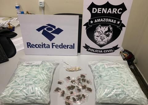 Dupla é presa com 1,5 mil pinos de cocaína em residência de Manaus 