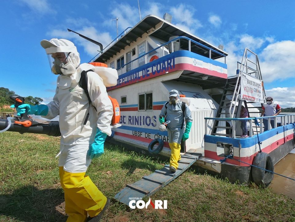 Municípios do interior do Amazonas concentram 60,2% dos casos de Covid-19 