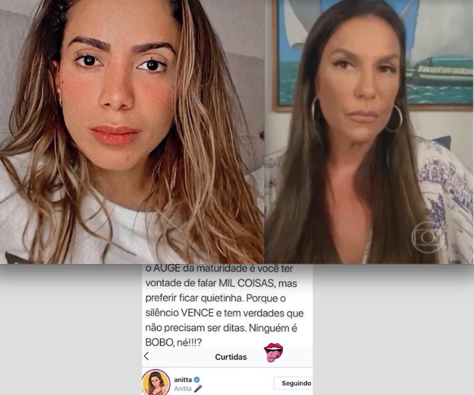 Anitta dá suposta indireta a Ivete Sangalo após fãs apontarem alfinetada no Domingão do Faustão