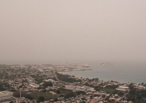 Chuva de areia está a caminho dos Estados Unidos 