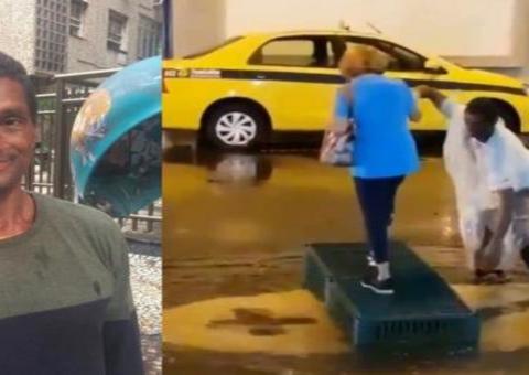 Morre guardador de carros que viralizou após ajudar idosa durante temporal 