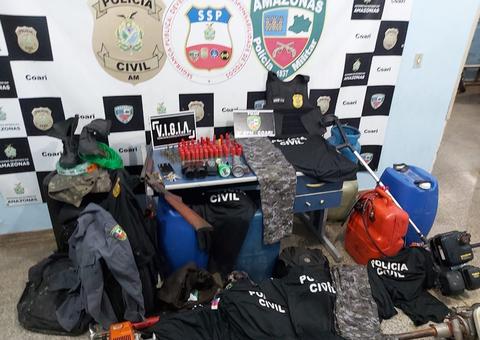 Piratas dos rios são presos com armas e fardamento militar no Amazonas 