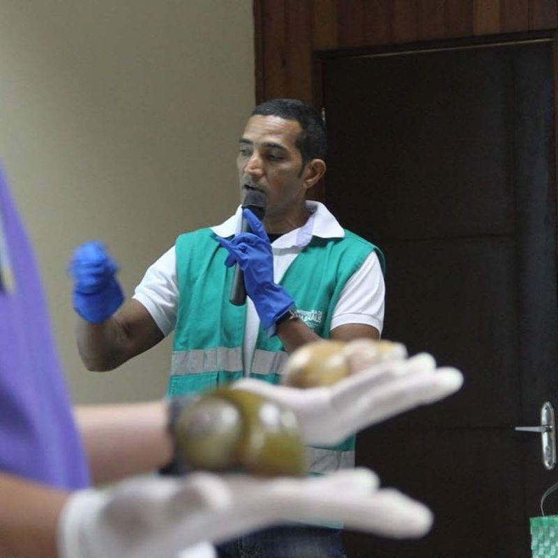 Coleta segura do caramujo africano é tema de videoaula no 'Minicursos On-Line'