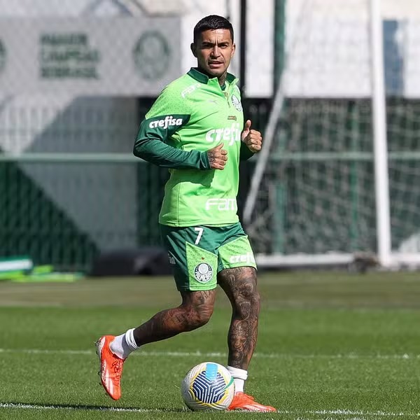 Dudu treina no Palmeiras e pode ser relacionado em jogo contra Vasco