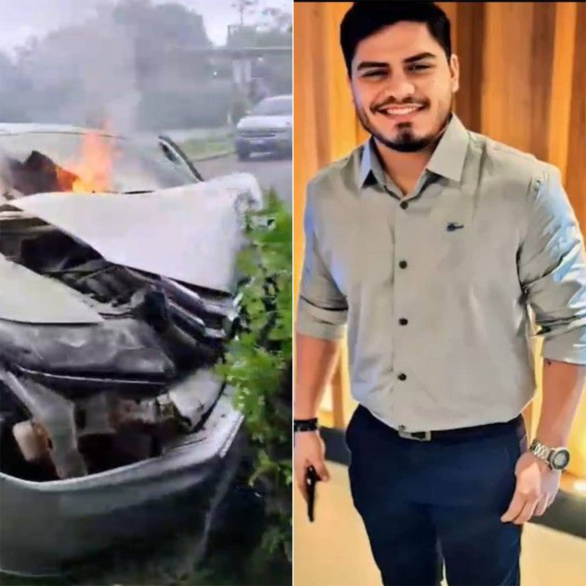 Filho de vereadora Nilda Habraim morre em acidente de carro em Itacoatiara