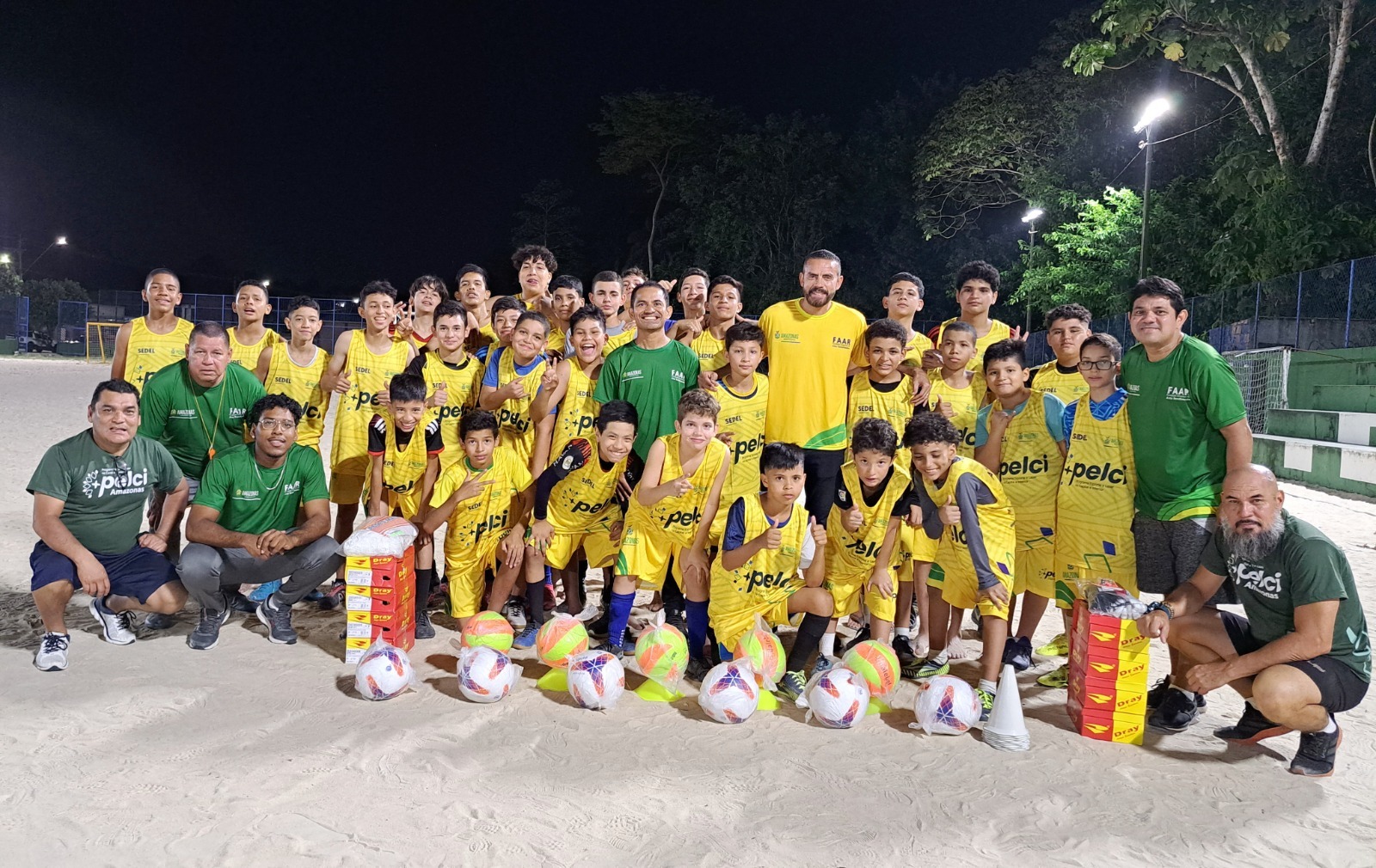 Núcleos do Pelci recebem materiais esportivos no Amazonas