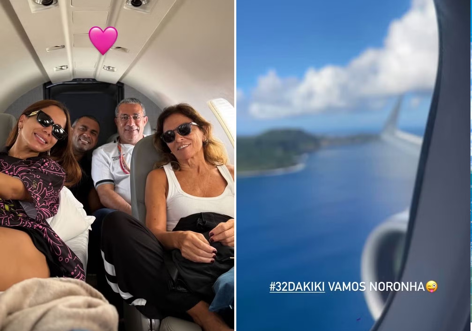 Anitta desembarca em Noronha para continuar comemorações de aniversário 