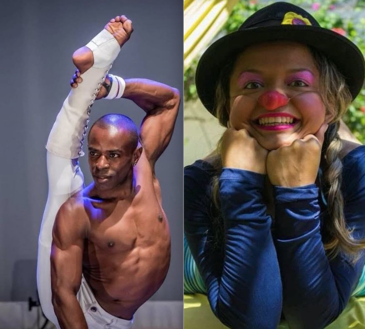 Acrobatas e bailarinos levam palhaçaria para bairros de Manaus