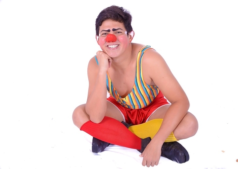 Klindson Cruz, o palhaço Pingo tem projetos aprovados pela Lei Aldir Blanc