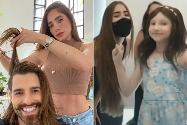 Alok doa peruca feita com seu cabelo para menina com câncer 