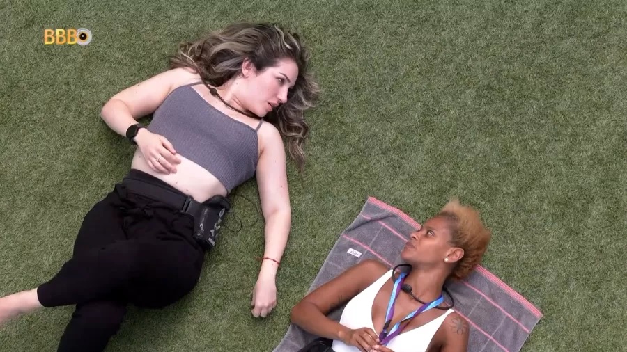 Amanda para Aline: ‘com todo respeito, seu marido é um gato’