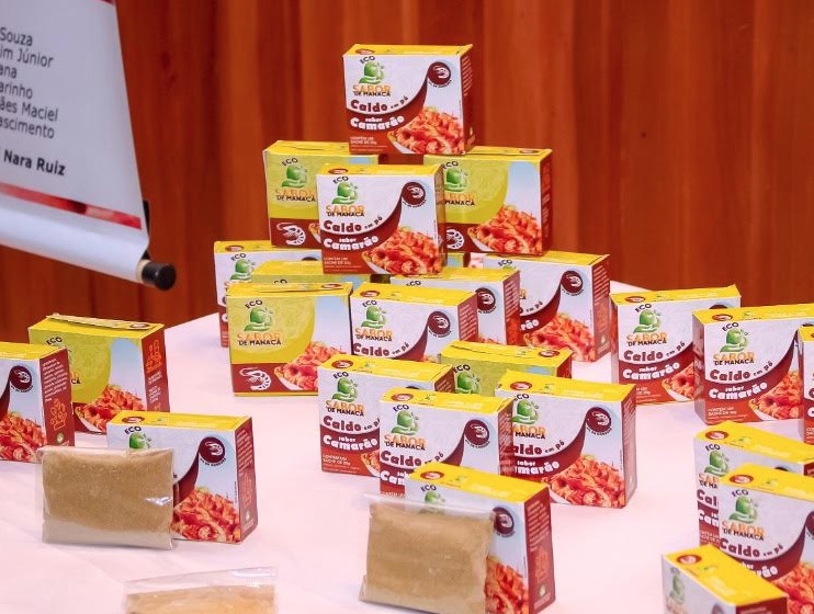 Caldo em pó de camarão sem conservantes é criado no Amazonas