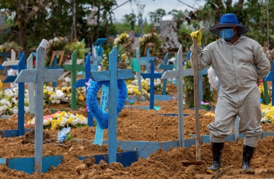 Amazonas registra 15 mortes por coronavírus nas últimas 24 horas